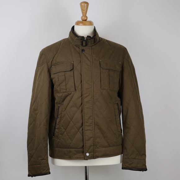 Massimo Dutti Lightweight Quilted Moto Jacket - Picture 4 of 8